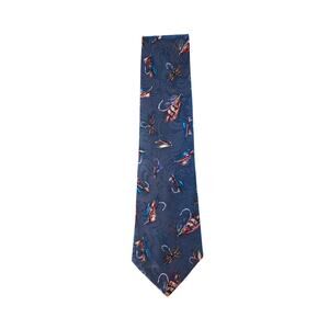 Field & Stream Men's Tie Necktie Fishing Lures 100% Silk‎ Angler Tie Fish